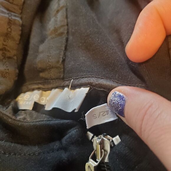 Iceberg Icejeans black long Lightweight jacket sma - Picture 3 of 9